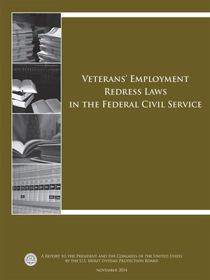 cover image of Veterans' Employment Redress Laws in the Federal Civil Service